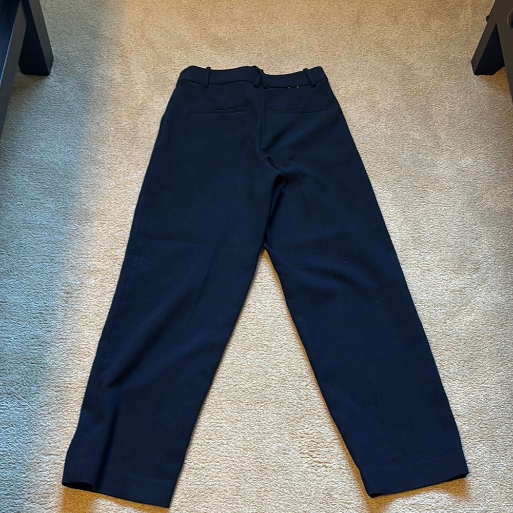 Banana Republic Navy High-Rise Trousers